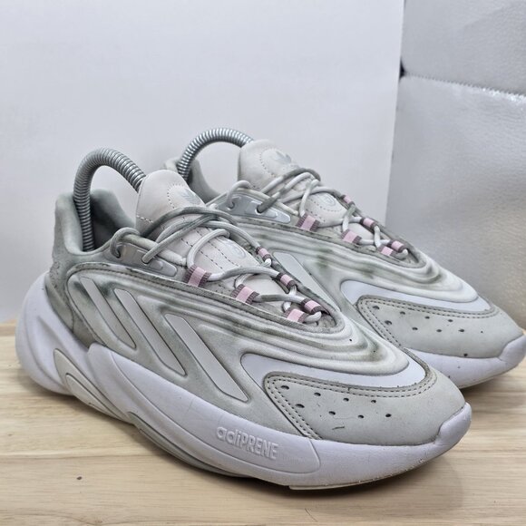 Size 7 - adidas Originals Womens Ozelia W Grey Reflective Casual Shoes GW0612 - Picture 5 of 9